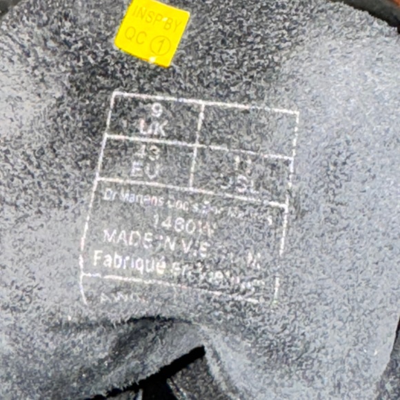 Dr. Martens 1460W Hi Shine Snake Combat Boots in Black - Women’s Size 11 - Picture 7 of 10